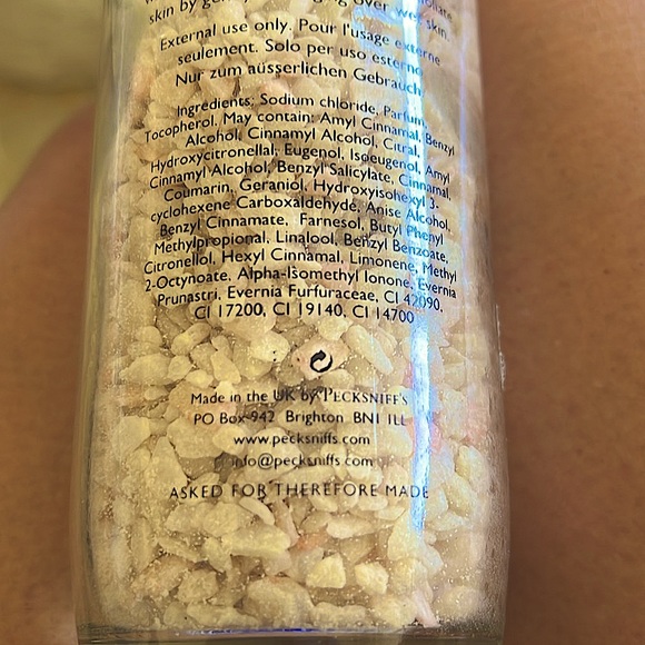 🛀🏽PECKSNIFF’S AROMATHERAPY Bath CrystalsUnopenedVanilla&Buttermilk.15.80oz - Picture 3 of 4